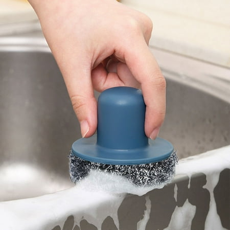 

TUOBARR Cleaning Supplies Clearance Kitchen Multi-function Pot Washing Household Handle Short Handle Cleaning Brush Descaling Brush