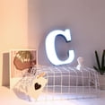 thumbnail image 3 of Led Light Standing Lamp Creative Led Letter Lights Night Light Plastic English Letters Light Lamp Decor, 3 of 9