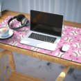thumbnail image 3 of Long Mouse Pads for Desk,Pink Baseballs Pattern Desk Mats on Top Of Desks, Desk Mouse Pad Extra Large with 3mm Non-Slip Base and Stitched Edge for Gaming,Office,Work,Home 35.4"x15.7", 3 of 6
