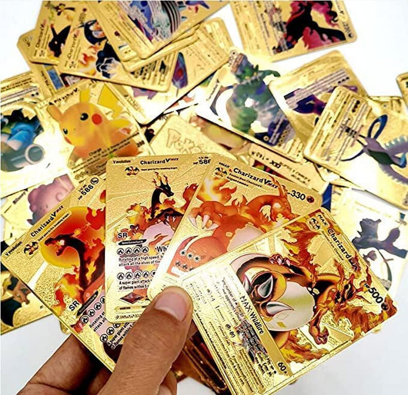 55 PCS- Gold Foil Poke Card Assorted Cards TCG Deck Box,can be Used as a  Card Group for Games or Collections - Walmart.ca