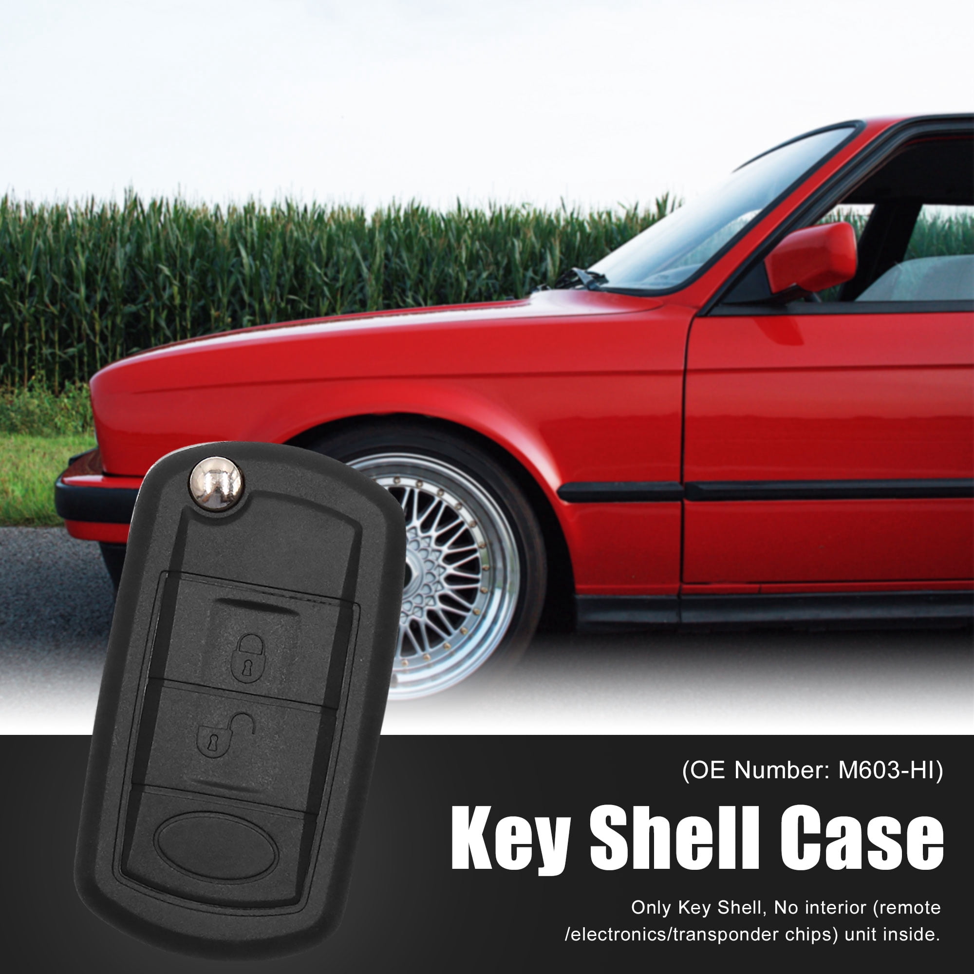 Unique Bargains Flip Key Fob Shell Case Replacement M603-HI