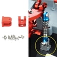 thumbnail image 3 of 2 piezas de repuesto de soporte de amortiguador delantero de metal RC para WPL D42 rojo, 3 of 8