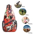 thumbnail image 6 of Invader Zim Crossbody Bag Casual Sling Backpack Chest Bag Multipurpose Crossbody Shoulder Bag Hiking Daypacks, 6 of 9