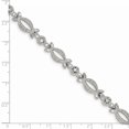thumbnail image 2 of 925 Sterling Silver Cubic Zirconia Bracelet, 2 of 5