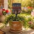 thumbnail image 5 of 4th of July Decoration Metal Yard Stake, 12" Outdoor Garden Decor Rustproof Metal Ornament for Patio Front Porch Flag Memorial Day Veterans Day Holiday Decorations, 5 of 8