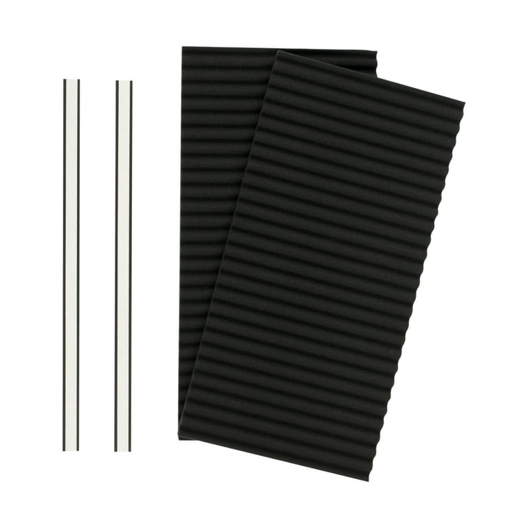 Duck Brand Foam Window Air Conditioner Insulating Panels,18 in. x 9 in. x .88 in., Black