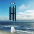 thumbnail image 3 of Woodstock Wind Chimes Signature Collection, Bells of Paradise, 32'' Blue Wind Chime BPMPB, 3 of 9