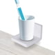 thumbnail image 4 of Estante Flotante Estante Para Colgar En La Pared Estante Flotante Sin Perforaciones Estantes De Plástico Blanco Con Soporte Para Colgar Adecuado Para Salón, Cocina Y Baño, 4 of 5