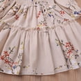 thumbnail image 7 of Esaierrr Baby Kids One-Line Neckline Princess Dress for Girls Crushed Flower Party Dress Long Sleeve Casual Dress Priming Dress Autumn for 2-6Y, 7 of 7