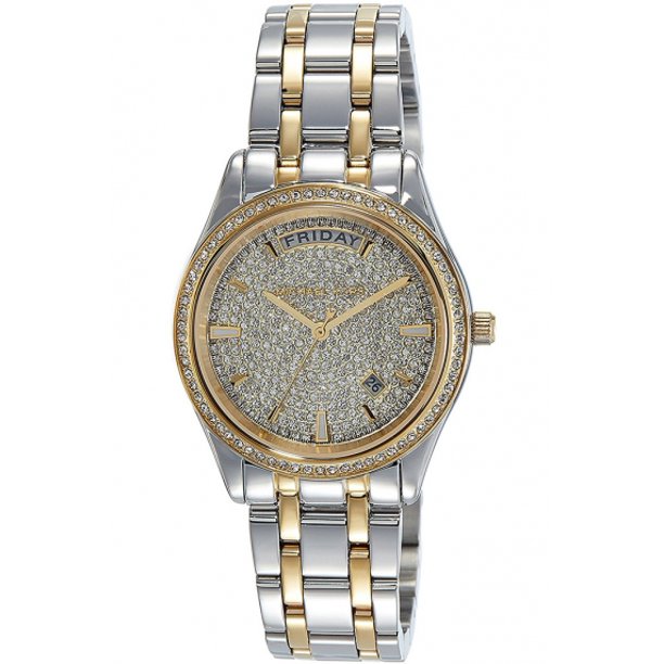 Michael Kors Mk6481 Kiley Pave Ladies Two Tone Watch - Walmart.com