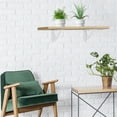 thumbnail image 4 of Shisuyan 1 Set of Shelf Brackets Wall Bookshelf Brackets Storage Shelf Accessories White, 4 of 8