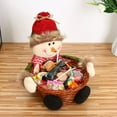 thumbnail image 1 of Christmas Candy Storage Basket Decoration Santa Claus Storage Basket Gift, 1 of 2
