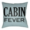 thumbnail image 5 of Artistic Weavers Lodge Cabin Cabin Fever Pillow Poly Filled 26' x 26', 5 of 7