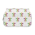 thumbnail image 2 of Disketp Mardi Gras Carnival1 Estuche de Lápices de Doble Capa con Tapa Abatible y Cremallera, Organizador Escolar para Adolescentes y Adultos, 2 of 7