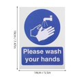 thumbnail image 2 of OUNONA 12pcs Wash Your Hands Wall Stickers for Bathroom Funny Wall Stickers Hand Washing Signs for Restroom Decor Bathroom Wall Stickers, 2 of 7