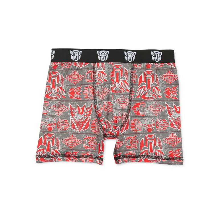 Transformers Boys' Rise of the Beasts Print Boxer Briefs, 4-Pack, Sizes  XS-XL 