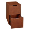 thumbnail image 4 of Niche Mod Freestanding Pedestal Two Drawer Filing Cabinet- Cherry, 4 of 6