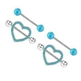 thumbnail image 5 of Anillos para pezones Minnieouse 4 piezas acero inoxidable Azul, 5 of 5