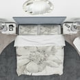 thumbnail image 3 of Designart 'Indigold Grey Peonies III' Cottage Duvet Cover Set, 3 of 4