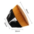 thumbnail image 2 of Brocha de maquillaje para base, brocha para base en polvo líquido para rubor facial con parte superior plana para mezclar cosméticos líquidos, en crema o en polvo impecables, 2 of 3