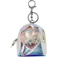 thumbnail image 1 of FFIY Mini Wallet Zip Around Cute Unicorn Holographic Coin Purse Change Purse with Key Ring, 1 of 1