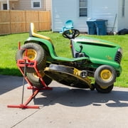 Stalwart Mower Lift - 880lb Capacity Tractor or Lawn Mower Lift Jack, Red