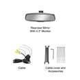 thumbnail image 6 of Master Tailgaters OEM Rear View Mirror with 4.3" LCD Screen, Compass & Temperature | Universal Fit Mount for Cars, 6 of 10
