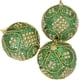 thumbnail image 1 of 3 bolas de adorno para árbol de Navidad, minibolas de espuma con purpurina para colgar, decoración colgante de 8 cm (verde), 1 of 4