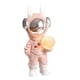 thumbnail image 5 of Escultura de figura de astronauta sosteniendo una lámpara, adorno de piso para dormitorio. Rosado, 5 of 9