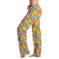 thumbnail image 2 of Just Love Women Pajama Pants Sleepwear Pajamas 6324-10768-1X (1X, Multi - Tossed Smiley), 2 of 3