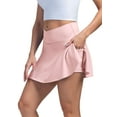 thumbnail image 3 of BadPiggies Women's Athletic Tennis Golf Skirts with Pocket Mid-Waisted Shorts Badminton Running Sport Skorts, 3 of 8