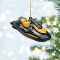 thumbnail image 7 of Custom Jet Ski Ornaments 2025 Jet Boat Ski Christmas Ornament Skiing Jet Boat Christmas Tree Ornament Gift for Watercraft Lovers Speed Boat Ornaments (JK8) - 3222 (Purple), 7 of 7