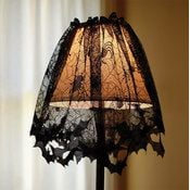 Ddi Halloween Decor: Lace Lampshade Topper