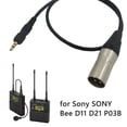 thumbnail image 4 of Cable De Audio Cable De Audio Cable de audio de 3,5 mm XLR de 3 pines para grabación de sonido de micrófono Sony UWP D11 D21, 4 of 5