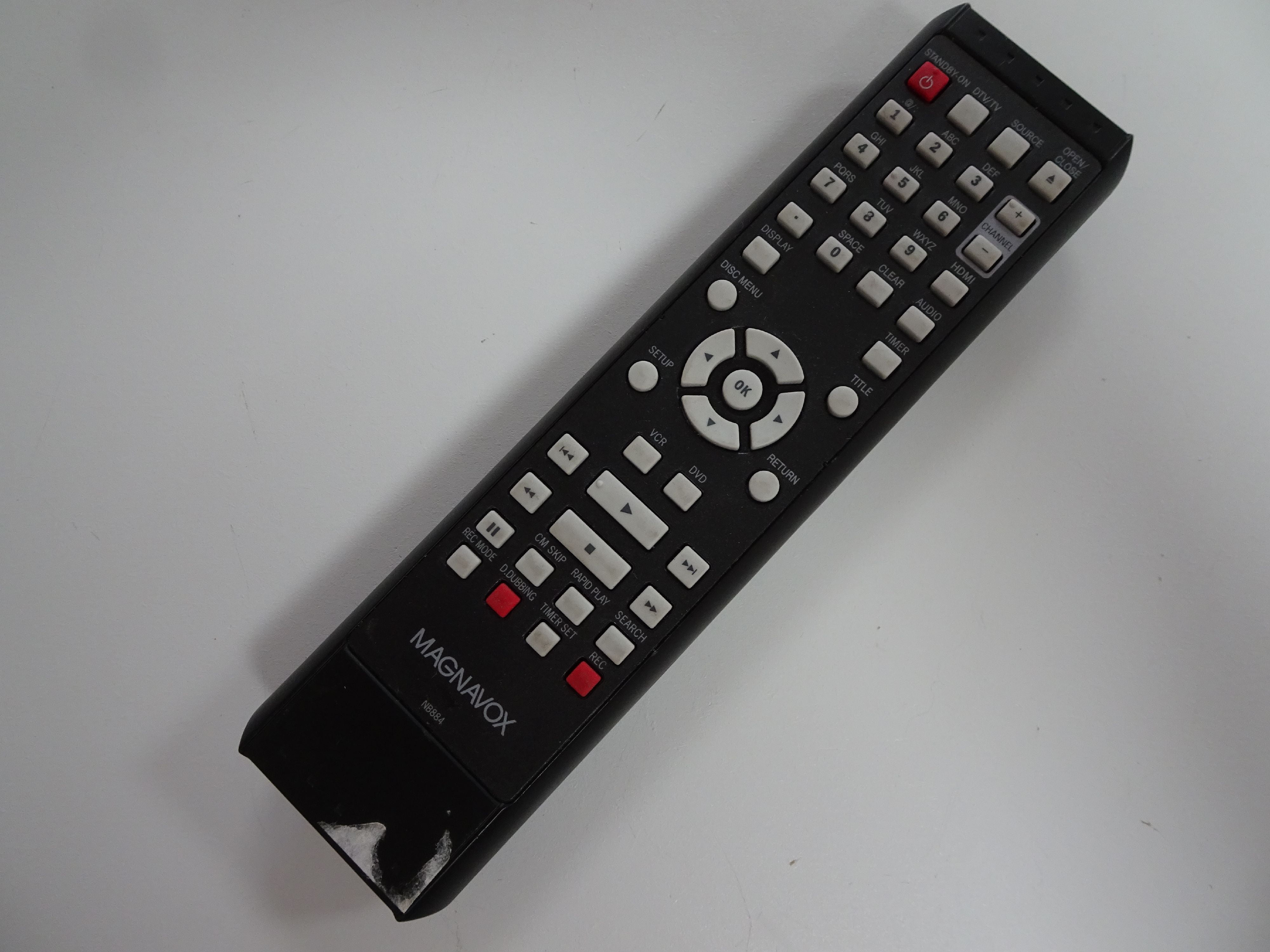 Magnavox ZV457MG9A DVD Recorder VCR Combo Remote NB884 USED Walmart