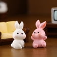 thumbnail image 4 of Easter ornament decor,Mini Rabbit Miniauter Resin Rabbit Fairy Small Rabbit Decor Resin Rabbit Statue Mini DIY Decorative Microlandscape Suitable For Easter Rabbit Garden P, 4 of 8