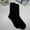Black, variant on Dyfzdhu Women Autumn Winter Solid Color Wool Socks Simple Fashion Solid Color Mid Tube Socks