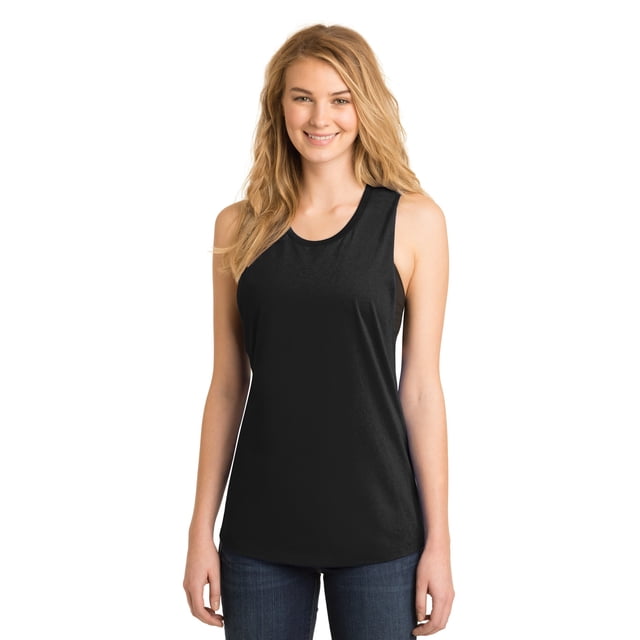 Camiseta de tirantes VIT Festival ajustada para mujer de District S negra Distrito DT6301