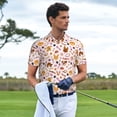thumbnail image 6 of Daiia Cute Dog Pattern Men’s Polo Shirts,Solid Deck Shirt,Classic Fit, Breathable Cotton Polo for Casual and Sport Wear-Small, 6 of 9