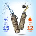 thumbnail image 2 of 29oz Insulated Water Bottle with Tea Infuser, Stainless Steel Travel Mug, Camouflage Print, 2 of 6