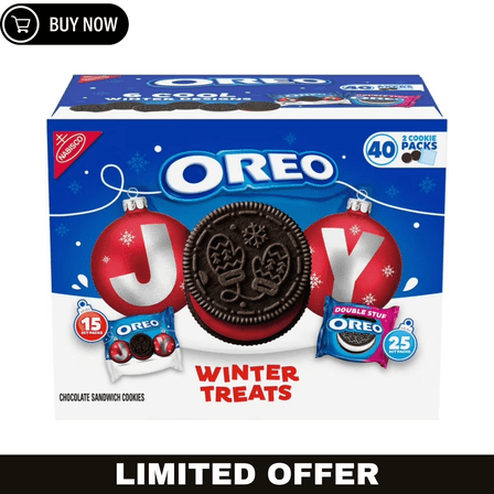 OREO Winter Treats Cookie Variety Pack 1.02 oz., 40 pk.