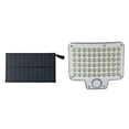 thumbnail image 1 of Luz Solar Para Valla, 240 LED, 6500 K, Luz Solar Blanca Fría Para Exteriores, Sensor De Movimiento, 3 Modos De Iluminación Para Garaje, 1 of 7