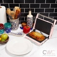 thumbnail image 3 of COOK WITH COLOR Panini Maker 2-Slice Panini Press Electric Grill, 760 Watts, Pink, 3 of 6