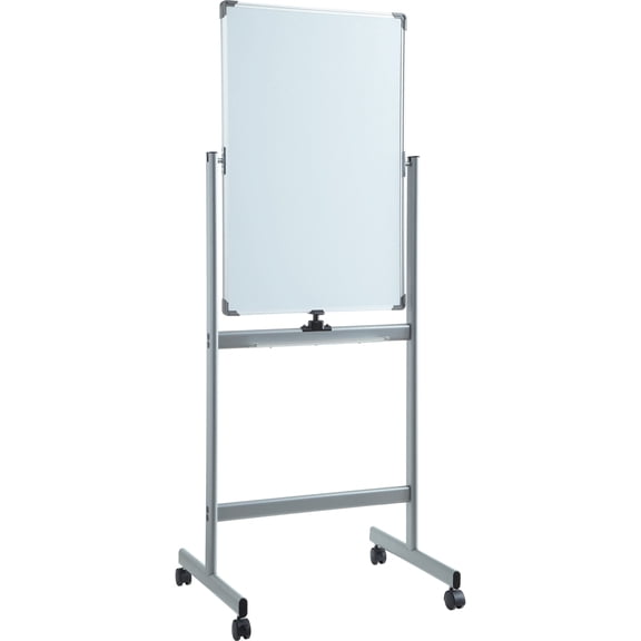 Lorell, LLR52567, Vertical Magnetic Whiteboard Easel, 1 Each