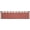 Red, variant on Floral Damask Tab Top Valances by Penny's Needful Things (Unlined) (12 Inch One Valance Panel) (Black)