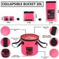 thumbnail image 4 of Kit de limpieza de coches AUTODECO, 41 unidades con aspiradora, color rosa, 4 of 9