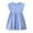 Blue, variant on Ahuyic Little Girl Dresses,Summer Casual Dresses for Kids,Fashionable Girls' Summer Round Neck Dress Casual And Comfortable Short Sleeved Dress