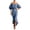 A1-Blue821, variant on XIAOCHA Womens Summer Ruched Midi Dress Solid Off Shoulder Puff Sleeve Night Out Dresses
