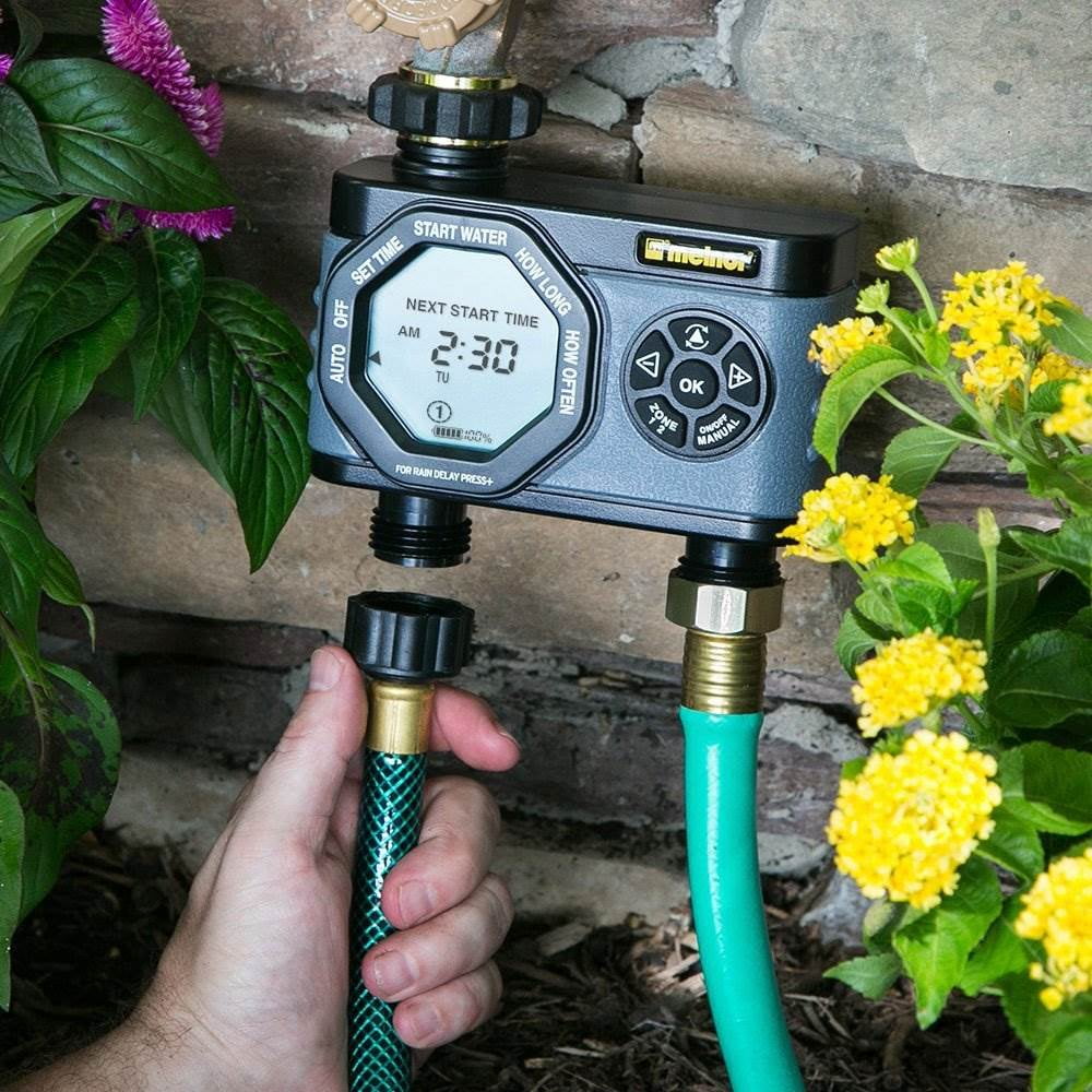 Melnor HydroLogic Digital 2 Zone Programmable Water Timer and