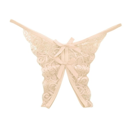 

Follure Women Underwear Brief -Lace Low Waist Knickers Thongs Panties Underwear